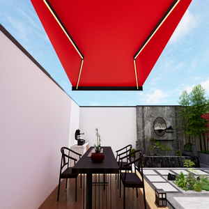 <span class=keywords><strong>Pergola</strong></span> rétractable personnalisable en usine, pare-soleil extérieur automatique, télécommande, auvents en aluminium, style <span class=keywords><strong>pergola</strong></span> - Product Image 3