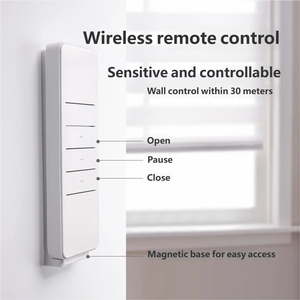 Stores zébrés électriques intelligents à chargement – Rideaux occultants à levage et enroulement, semi-transparents pour une utilisation multi-scènes - Product Image 5