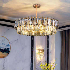 zeal lighting modern <b>led</b> pendant luxury crystal chandelier <b>light</b> <b>for</b> <b>living</b> <b>room</b> dinning <b>room</b> - Product Image 2