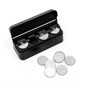 Boîte de rangement de pièces de monnaie de voiture, boîte de rangement plastique 1 pc - Product Image 5