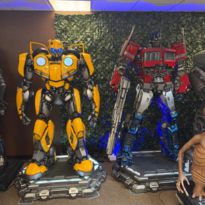 Statue de Bumblebee de haute qualité, sculpture de robot grandeur nature, grande sculpture d'<span class=keywords><strong>Optimus</strong></span> Prime Transformer Bumblebee pour décoration extérieure - Product Image 1