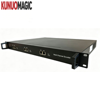Codificador de Video IP H.265/H.264 de 24 Canales, Codificador de Transmisión en Vivo HD, SRT RTMP RTSP HLS M3U8, Montaje en Rack