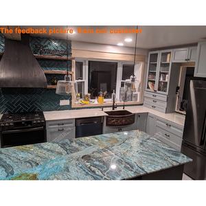 ราคาขายส่งโต๊ะหินแวนโก๊ะแผ่นหินแกรนิตสีฟ้าสำหรับขาย - Product Image 5