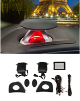 Kit de haut-parleurs tweeter à levage automatique intelligent pour Audi C7 C8, klaxon aigus RGB à synchronisation ambiante pour A4/A5/A6L/A7/Q5/Q7/Q8 avec LED lumineuses