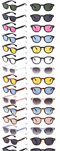 Lunettes <span class=keywords><strong>de</strong></span> <span class=keywords><strong>soleil</strong></span> rondes vintage rivet écaille <span class=keywords><strong>de</strong></span> tortue femmes hommes 2024 marque Design rétro <span class=keywords><strong>dégradé</strong></span> gris bleu lentille petites lunettes <span class=keywords><strong>de</strong></span> <span class=keywords><strong>soleil</strong></span> - Product Image 2