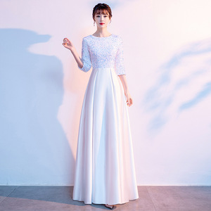 Nouvelle Offre Spéciale hôte Banquet Chœur Rouge Chanson Concours Scène Robes De Soirée Femmes Soirée Élégance - Product Image 6