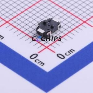 TS-1186E-B-A Tactile Switch SMD Switch Single Pole Single Throw Rectangle Button 1.6N Horizontal Mount - Product Image 2
