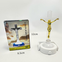 KOMI Croix lampe icône LED veilleuse Eucharistie lumière décoration de la maison