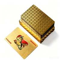 Fabricant chinois de cartes à jouer de luxe, logo gravé sur mesure, carton épais avec étui de rangement pour cadeau