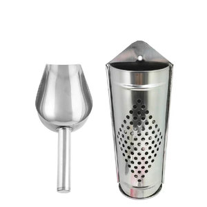 410 thép không gỉ <span class=keywords><strong>Ice</strong></span> Cube xẻng bán tốt đa mục đích <span class=keywords><strong>Ice</strong></span> Spoon Bar công cụ hình bầu dục bền vững công cụ cho quán rượu Cube xẻng Bộ - Product Image 1