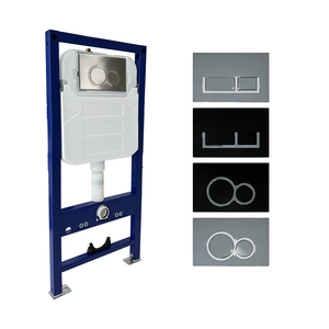 <span class=keywords><strong>Cisterna</strong></span> Empotrada de HDPE de Alta Calidad con Botón de Descarga, Tanque de Agua Moderno para Inodoros de Baño Montados en la Pared - Product Image 3