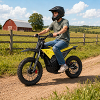 Moto électrique tout-terrain, batterie lithium 52V 28Ah, couple élevé 140Nm, vitesse maximale 50 MPH, moto électrique tout-terrain pour adultes