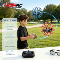 WGNRC Y13 Air Football Rc Quadcopter, 2.4g Rc Racing Quadcopter Jouets avec lumières LED, Rc Stunt Quadcopter, Jouets Rc Quadcopter en forme de ballon
