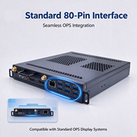 Penjualan Terlaris Core I3 8 Gen DDR4 Komputer All in One PC Industri OPS Mini PC untuk Panel Datar Interaktif