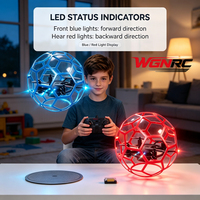 WGNRC Y13 Air Football Rc Quadcopter, 2.4g Rc Racing Quadcopter Jouets avec lumières LED, Rc Stunt Quadcopter, Jouets Rc Quadcopter en forme de ballon