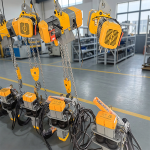 Palans électriques à chaîne mobiles industriels de 5 tonnes 220V pour le levage sur le lieu de travail - Product Image 1