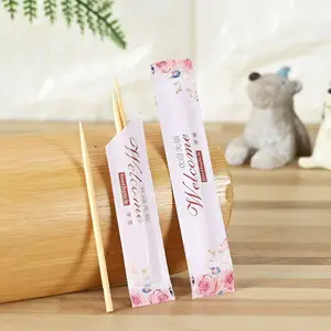 Palito de dente barato para hotel, palito de madeira de bambu chinês descartável, palito de dente personalizado para restaurante, embalagem personalizada