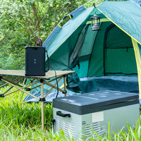 Chargeur de batterie 96000mAh, batterie externe, prend en charge le panneau solaire MPPT 80W avec prise de courant 12V CC pour le camping, le réfrigérateur/CPAP/ordinateur portable