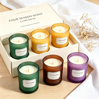 Bougie classique en cire de soja, aromathérapie, faite à la main pour la Saint-Valentin et la fête des mères