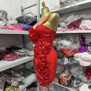 2025 nouvelle mode dos nu col en v sans bretelles <span class=keywords><strong>rouge</strong></span> <span class=keywords><strong>robe</strong></span> <span class=keywords><strong>de</strong></span> soirée <span class=keywords><strong>grande</strong></span> fleur à volants <span class=keywords><strong>robe</strong></span> <span class=keywords><strong>de</strong></span> <span class=keywords><strong>Cocktail</strong></span> <span class=keywords><strong>de</strong></span> fête - Product Image 3