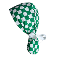 Bonnet de chirurgien personnalisé imprimé avec doublure en satin, ajustable, pour femmes, OEM ODM