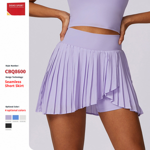 Jupe plissée tennis pour fille pour Pickleball Padel <span class=keywords><strong>Golf</strong></span> Wear & Workout Sports Jupe pour vêtements de <span class=keywords><strong>golf</strong></span> Jupe de <span class=keywords><strong>golf</strong></span> 2 en 1 pour <span class=keywords><strong>femme</strong></span> - Product Image 1