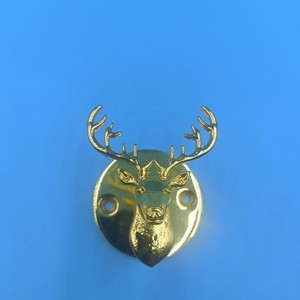 Zinc Alloy Deer Head <b>Cabinet</b> Handle Novelty Shape <b>Rustic</b> Design Durable Hardware Accessory For Wardrobes Wine <b>Cabinets</b> Drawers - Product Image 3
