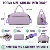 Sac de voyage haut de gamme à prix abordable, personnalisable avec logo, léger, pour le sport, rangement, design élégant, nombreux styles en stock, sac de yoga pliable