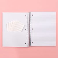 Carnet à spirales personnalisé B4, pour le bureau, pour écrire des notes, des journaux, des livres simples avec poche
