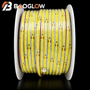 Bande LED flexible COB 240 LED 3000K 4000K 6000K 10MM PCB AC220V, résistante à l'eau IP65, découpable, pour éclairage extérieur de Noël - Product Image 2