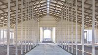 Portail de taille personnalisée Bâtiment de poulailler à cadre en acier pour ferme avicole moderne, systèmes automatisés