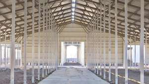 <span class=keywords><strong>Portail</strong></span> de taille personnalisée Bâtiment de poulailler à cadre en acier pour ferme avicole moderne, systèmes automatisés - Product Image 5