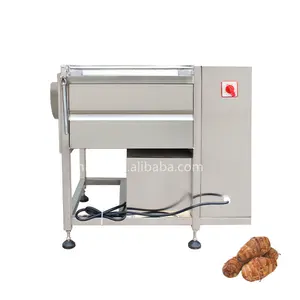 High Productivity Carrot Polish And Washing Potato Peeler Vegetable Sugar Cane Cleaning Machine