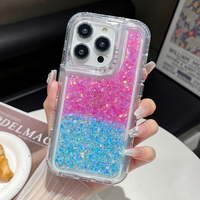 Époxy brillant souple tpu dur pc 3 en 1 anti-chute coques de téléphone portable pour Xiaomi 15 Pro Redmi Note 14 5G