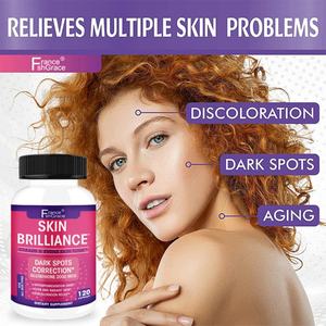 Complément éclaircissant pour la peau, améliore le teint, cible les taches brunes et les marques d'acné, 120 capsules - Product Image 3