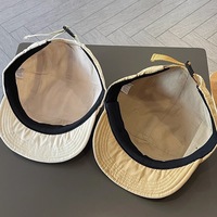 Casquette de baseball en polyester brodée en 3D, chapeau pare-soleil à 5 panneaux, casquette de baseball tendance de haute qualité avec logo brodé