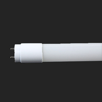 Tube LED intégré en verre T8 de 18W et 4 pieds avec capteur pour bureau intérieur AC 85-265V
