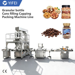 500 גרם שעועית חיטה אגוז מזון שקילה מכונת אריזה 35-45 בקבוקים/דקה איטום לפחיות זכוכית - Product Image 1