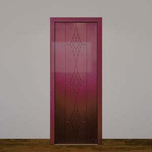 ประตูตู้พลาสติกทำจากไม้ที่ทันสมัยสำหรับใช้ภายนอก3D การออกแบบแบบจำลองสำหรับวัสดุ MDF อพาร์ทเมนต์เวียดนาม - Product Image 3