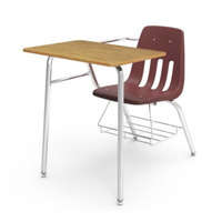Ensemble de bureaux, chaises et tables combinés pour les écoles de formation modernes