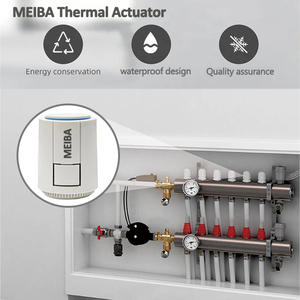 Giá thấp điện sáp nhiệt thiết bị truyền động M30 * 1.5 mét 230V 24V điều khiển nước phương tiện truyền thông CE chứng nhận tĩnh nhiệt van thiết bị truyền động tản nhiệt - Product Image 3