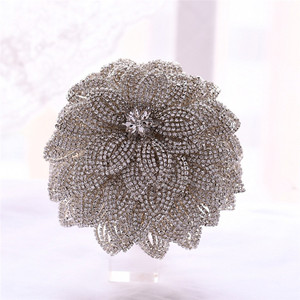 M3296 Customized New Design Handmade Rhinestone <strong>Wedding</strong> Bridal Bouquets Crystal Bouquet for <strong>Bride</strong> - Product Image 2