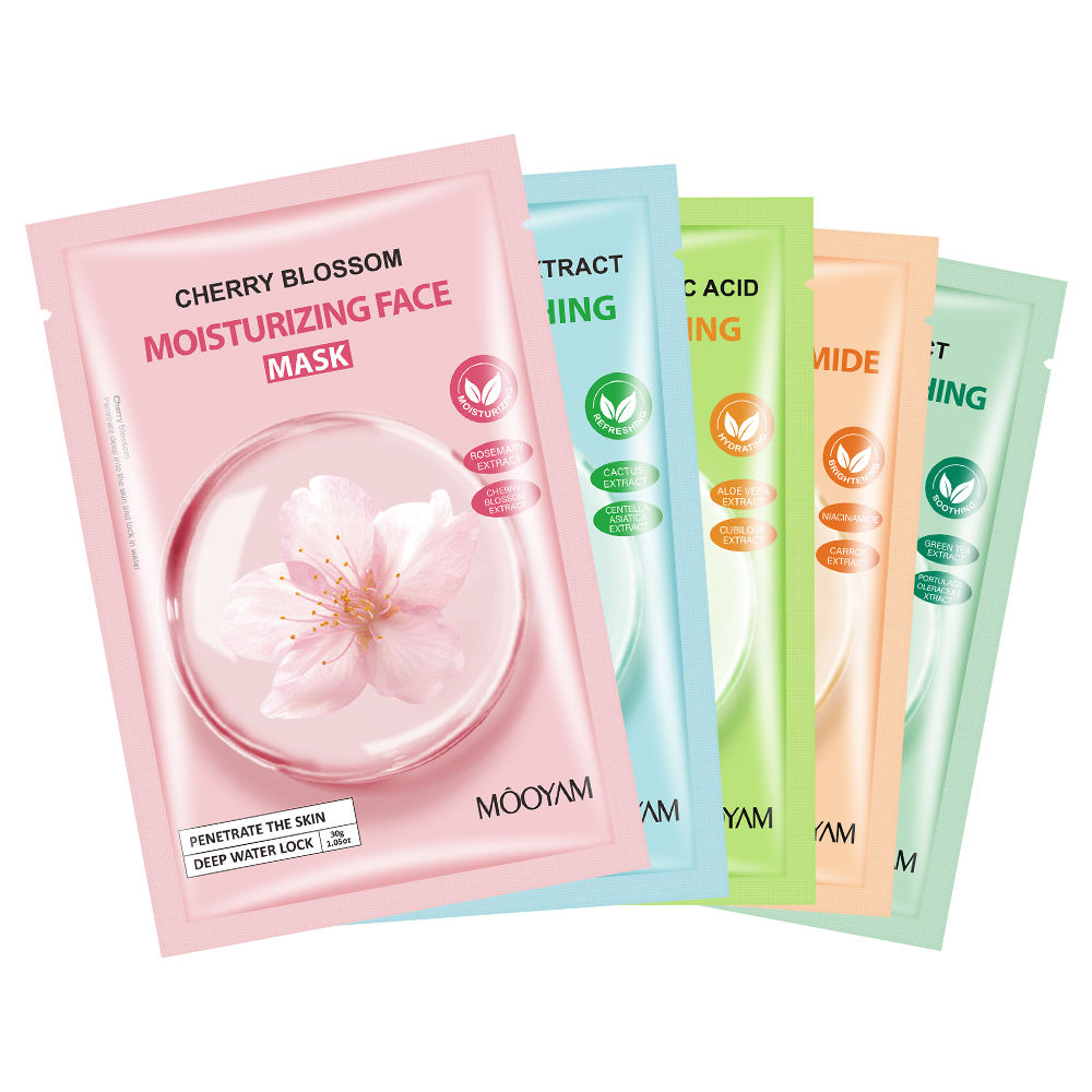 Combination 5 Types Facial Mask Set