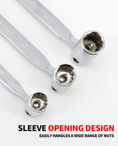 Chuyên nghiệp CR-V ổ cắm cờ lê, Reversible Ratchet, công cụ sửa chữa nhà để xe - Product Image 4