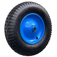 Roue pneumatique pour brouette 3.00-8 3.25-8 3.50-8 4.00-8, pneu de remplacement en caoutchouc pour chariot à main, chariot, brouette