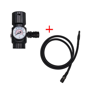 Regulador de baja presión de aire HPA 0-130psi <span class=keywords><strong>Micro</strong></span> regulador portátil de <span class=keywords><strong>CO2</strong></span> adaptador estándar americano accesorios para herramientas neumáticas - Product Image 2