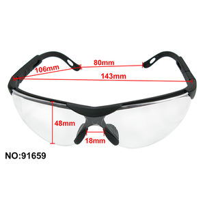 Gafas de seguridad antiniebla de Taiwán, lentes PC duraderos, certificadas ANSI Z87.1 para venta al por mayor - Product Image 5