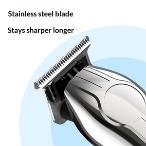 Cordless <b>Hair</b> <b>Clippers</b> Men Professional Cutting Trimmer LED Display Barber Stainless Steel Zero Gapped <b>Oil</b> Head - Product Image 2
