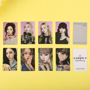 AESPA Photocards, 4th Anniversary, SM Family, Lucky Cards, 2nd Tour Lightstick, 2025 Concert Photocard Collection - Product Image 5