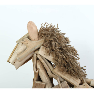Houten Kantoor Ornament Dier Sculptuur Snijwerk Hout Paard Standbeeld Te Koop - Product Image 3